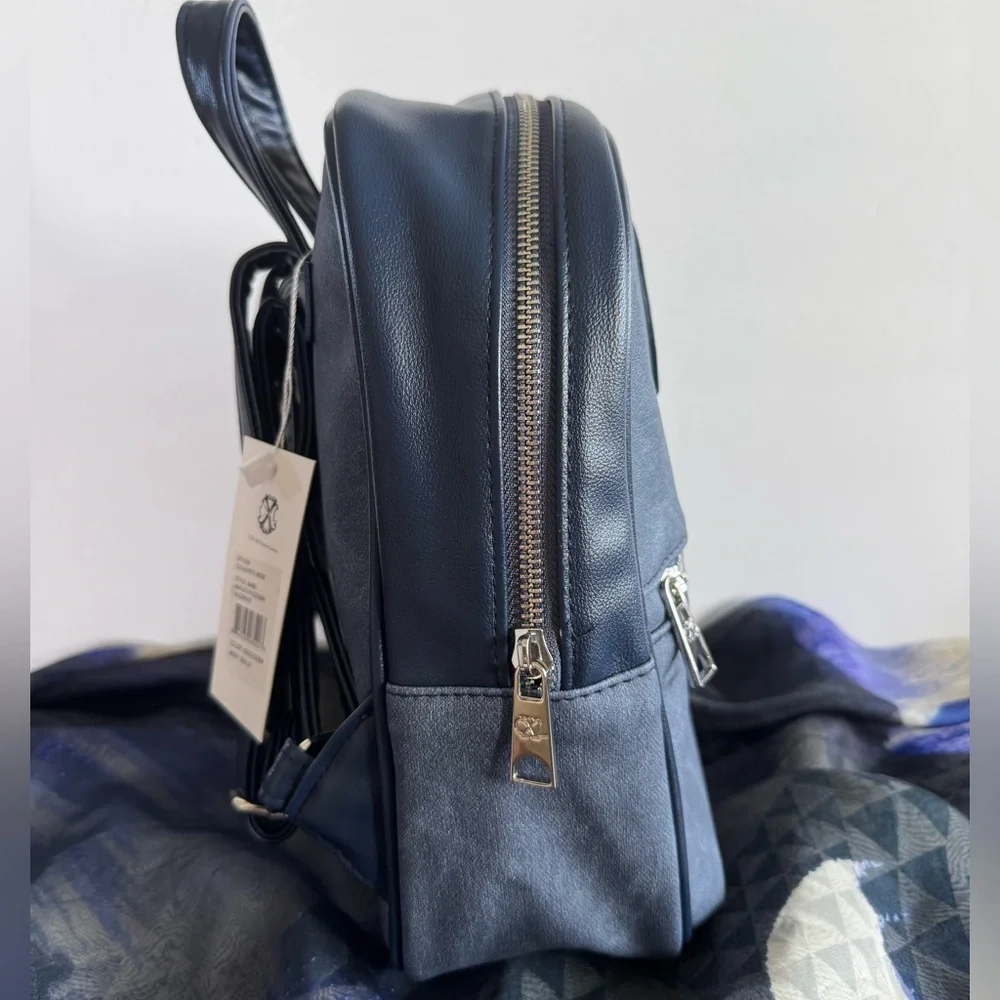 CXL by Christian Lacroix Marley PU Denim Backpack – Indigo Denim